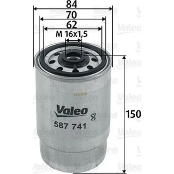 Palivový filtr Palivový filtr VALEO 587741