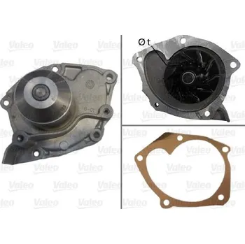 Chladič motoru Vodní čerpadlo, chlazení motoru VALEO 506725