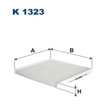 Ventilátor topení a klimatizace Filtr, vzduch v interiéru FILTRON K 1323