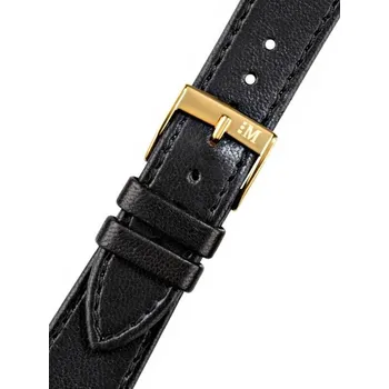 Řemínek na hodinky Kožený řemínek Morellato Lucca M 0770006.019, černý