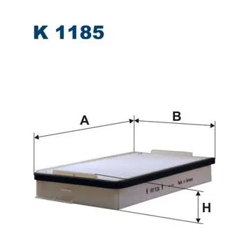 Autodíl Filtr, vzduch v interiéru FILTRON K 1185
