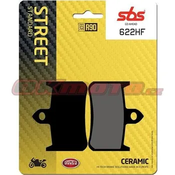 Brzdová destička Přední brzdové destičky SBS 622HF- Honda CBR 900 RR Fireblade, 900ccm - 92-97