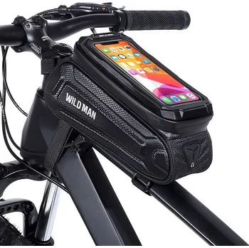 Pouzdro SX3 pro mobilní telefon na rám kola černé 1L (držák na kolo černý)