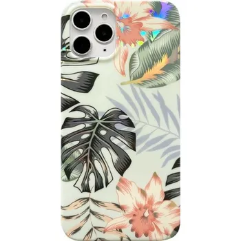 Pouzdro na mobilní telefon Ochranný kryt z měkkého plastu pro iPhone 13 Pro - červené květy