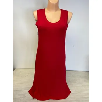 Dámské šaty dámské šaty, Barva Červená, Velikost L 42 , Materiál 96% Viskoza 4% Lycra