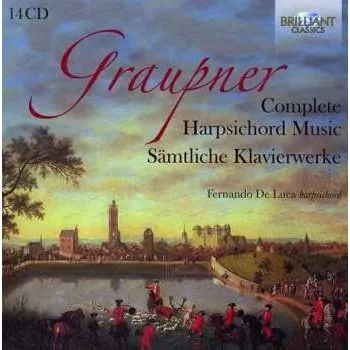 Zahraniční hudba 14CD/Box Set Christoph Graupner: Complete Harpsichord Music = Sämtliche Klavierwerke 2021 Clamshell Box