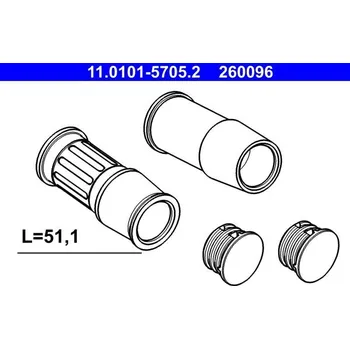 Brzdový třmen Sada vodicích pouzder, brzdový třmen ATE 11.0101-5705.2