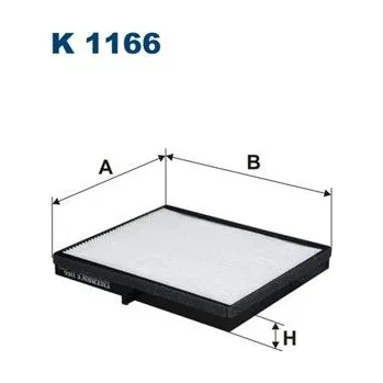 Autodíl Filtr, vzduch v interiéru FILTRON K 1166