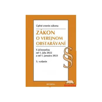 Zákon o verejnom obstarávaní 5 vyd 6 2022