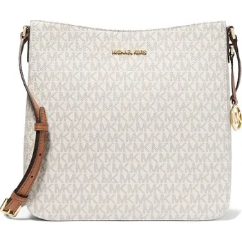 Módní doplněk Michael Kors Jet Set Travel Large Logo Messenger Vanilla