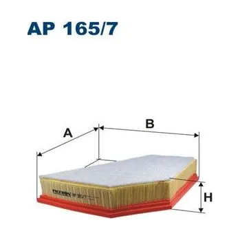 Vzduchový filtr Vzduchový filtr FILTRON AP 165/7