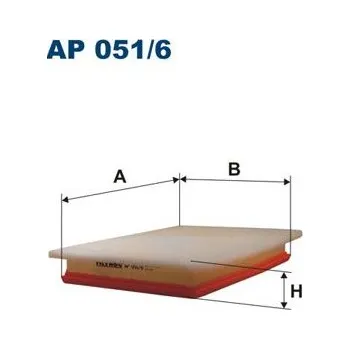 Vzduchový filtr Vzduchový filtr FILTRON AP 051/6