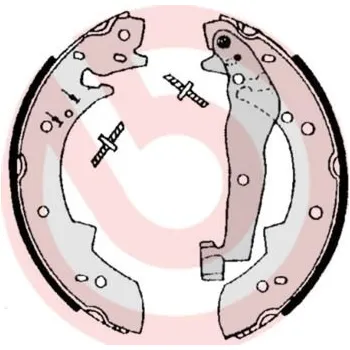 Autodíl Sada brzdových čelistí BREMBO S 06 504