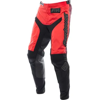 Moto kalhoty Fasthouse Grindhouse Pant Red Black Velikost: 38