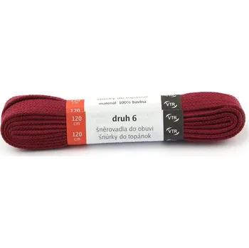 Tkaničky do bot Ferwer Vínové tkaničky do bot