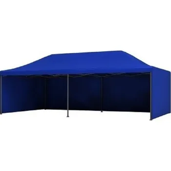 Zahradní stan Zahradní párty stan nůžkový easyup 3x6 MODRÝ + 3 stěny 48