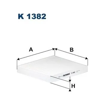 Ventilátor topení a klimatizace Filtr, vzduch v interiéru FILTRON K 1382