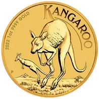 The Perth Mint Zlatá mince 1 oz Kangaroo Austrálie 2022 31,1 g