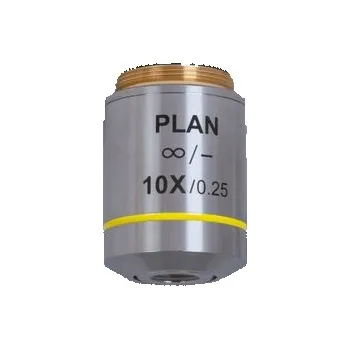 LEVENHUK MED 10x rovinný achromatický objektiv s korekcí na nekonečno