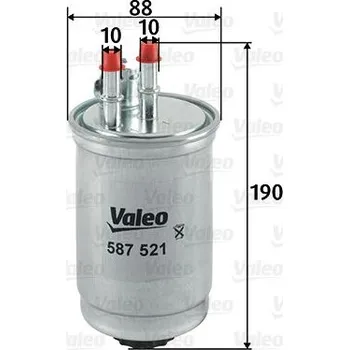 Filtr do auta Palivový filtr VALEO 587521
