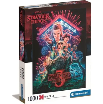 Puzzle Clementoni Netflix: Stranger Things 3 1000 dílků