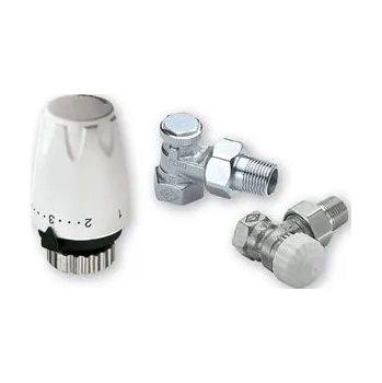 Hlavice pro radiátor HEI AKCE termostatická hlavice DX + V - exakt+Regutec 1/2" rohový