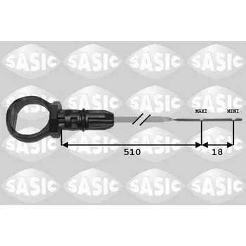 Olejová vana Odměrka hladiny oleje SASIC 1940006