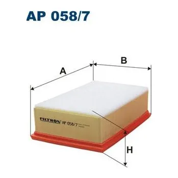 Vzduchový filtr Vzduchový filtr FILTRON AP 058/7