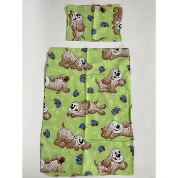 Povlečení Fashion Dětské zelené bavlněné povlečení Barva: Zelená, Velikost: 135x90cm,65x45cm