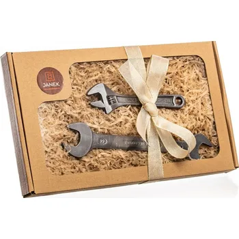 Čokoláda Čokoládovna Janek Čokoládové nářadí klíče 72 % 50 g