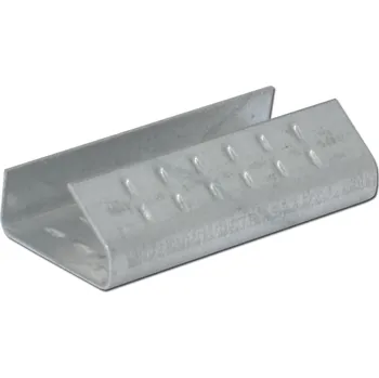 Obalový materiál Plechová vázací spona Pl-13 pro vázací pásky, 2500ks Velikost: Plechová vázací spona PI-16 rastrovaná, 1600ks