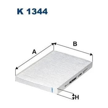 Klimatizace automobilu Filtr, vzduch v interiéru FILTRON K 1344