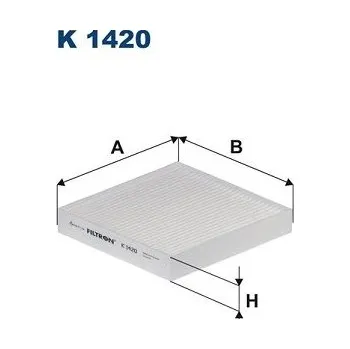 Autodíl Filtr, vzduch v interiéru FILTRON K 1420