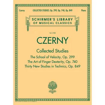 Collected Studies: Op. 299, Op. 740, Op. 849 - School of Velocity - Art of Finger Dexterity - 30 New Studies in Technics - pro klavr 1052411