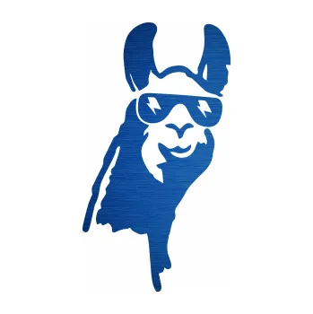 Samolepící dekorace SAMOLEPKA Lama 003 pravá (65 - škrábaný kov modrý) NA AUTO, NÁLEPKA, FÓLIE, POLEP, TUNING, VLASTNÍ TEXT, TISK, AUTOSAMOLEPKY.cz, POLEPY, OBRÁZEK, LOGO, SAMOLEPKY