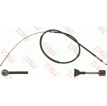 Lanko parkovací brzdy Tažné lanko, parkovací brzda TRW GCH524