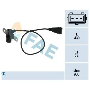 Kliková hřídel Generátor impulsů, klikový hřídel FAE 79032