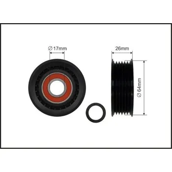 Auto-moto Vratná/vodicí kladka, klínový žebrový řemen CAFFARO 239-00