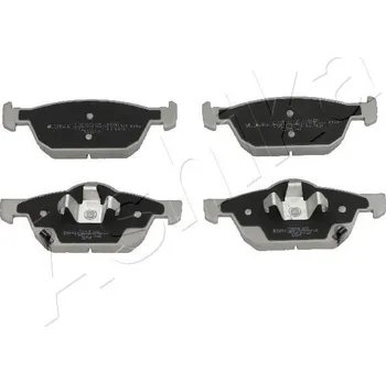 Brzdová destička Sada brzdových destiček, kotoučová brzda ASHIKA 50-04-407