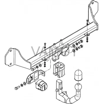 Auto-moto Tažné zařízení BMW 5 série, 4D (E60) (2003 - 2010 (E60)) (4208)
