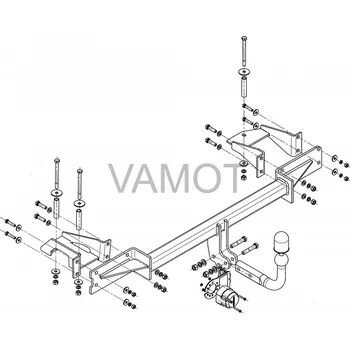 Tažné zařízení Tažné zařízení Opel Meriva (2003 - 2010) (4448)
