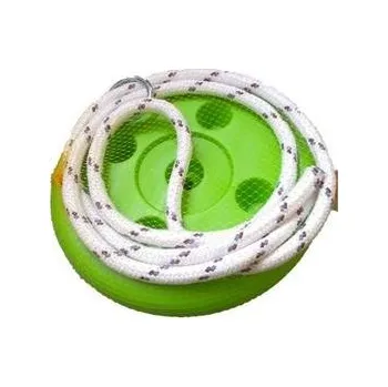 Dětská houpačka Teddies Houpačka Jojo kruh na zavěšení Zelená