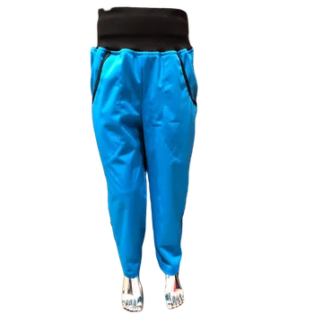 Chlapecké kalhoty Dětské kalhoty softshellové nezateplené modré Elegantbaby