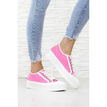 Dámské tenisky Goll Růžové plátěnky J2364-3RO.R Velikost: 40
