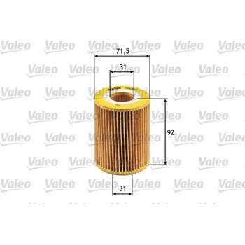 Filtr do auta Olejový filtr VALEO 586504