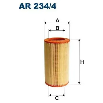 Vzduchový filtr Vzduchový filtr FILTRON AR 234/4