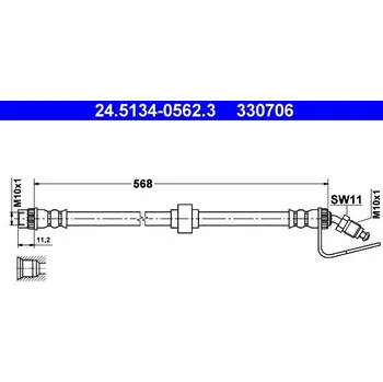 Brzdová hadice Brzdová hadice ATE 24.5134-0562.3