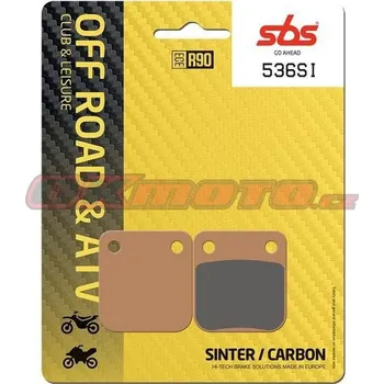 Brzdová destička Přední brzdové destičky SBS 536SI - Artic Cat DVX 400, 400ccm - 04>