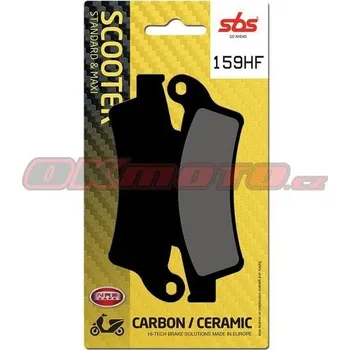 Brzdová destička Přední brzdové destičky SBS 159HF - Aprilia Scarabeo 200 i.e., 200ccm - 12>