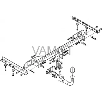 Tažné zařízení Tažné zařízení Saab 9-5 4D (2010 - 2012) (4481)